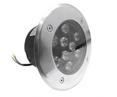 FARETTO LED WISDOM DA INCASSO PER ESTERNI DA 9W 810LM SEGNAPASSO CALPESTABILE IMPERMEABILE IP65 DISPONIBILE A LUCE BIANCO FREDDO 6500°K.