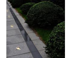 vidaXL 12x Faretti ad Incasso Giardino Carrabili Luci Calpestabili Interrate