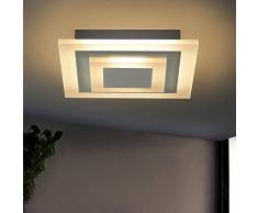 ZMH plafoniera a led da soffitto dimmerabile lampada da soffitto moderno 23W plafoniera camera da letto pannello LED quadrata Luce led lights per garage cucina sala soggiorno - 30 * 30 * 6 cm
