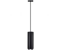 Hobaca GU10 Dia6 CM * L 20CM Anello dargento Moderno Tubo cilindrico LED Faretti da soffitto Lampada a sospensione Pipe per Isola della cucina Sala da pranzo Shop Bar Plafoniere Spot a soffitto