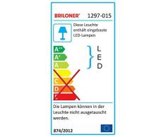 Briloner Leuchten Lampada LED a Stelo, dimmerabile, Regolazione della Temperatura, 8 Watt, 600 Lumen, di Colore Nero 8 W
