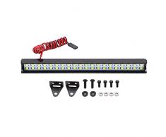 VGEBY Faretti a Doppia Fila, Barra Luminosa a Barra Luminosa a LED a Doppia Fila Durevole Spot a Doppia Fila per Auto di Simulazione Arrampicata Wrangler 1/10 Accessori per modellini di auto