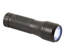 VELAMP D85 Torcia LED 3W, 3 Batterie AAA Non Incluse, Nero