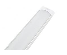 BES 20412 Plafoniera LED 30 Watt, Luce Naturale, 90 cm, Slim SMD, Soffitto 220V, Lampada Silver