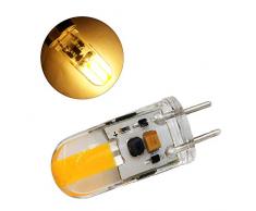 Lixada Lampadine a Risparmio Energetico Dimmerabile GY6.35 Lampada a LED DC 12V Silicone LED COB Lampadina 3W Sostituire lilluminazione Alogena