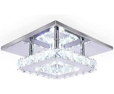 CXGLEAMING moderna lampada da soffitto a LED da incasso lampadario di cristallo soffitto lampada a sospensione per soggiorno camera da letto bagno