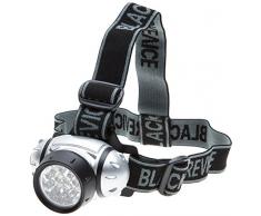 Black Crevice Lampada Frontale 14 LED, Argento, Taglia Unica