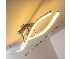 LED Plafoniera Lampada da Soffitto Design Moderno Atina Onde Luminose 3000 Kelvin