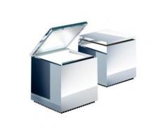 Cini & Nils - Lampada comodino Cuboluce Design chrome