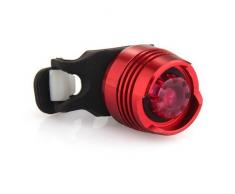 Luce Faro Posteriore Bici LED Rosso Impermeabile 3 Modelli + Batterie