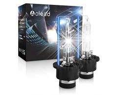 D2S HID Xenon Lampadina, Auto Lampada di Ricambio 12V 35W 8000K (Confezione da 2)
