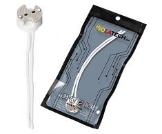 Presa della lampada per MR16, Presa della lampada ceramica base GU5.3 (max. 250V/2A) di ISOLATECH; (qui: 1 pezzo)
