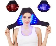 ALDIOUS Terapia della luce rossa e infrarossa e blu per la crescita dei capelli, 460nm 660nm 850nm Red Light Therapy per il controllo dellolio della testa, ricrescita dei capelli per uomini e donne
