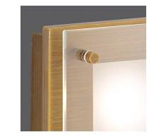 Ottone Plafoniera con illuminazione LED cambiacolore a LED, colore: blu
