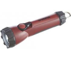 Varta 17640 Torcia Industriale Focus Control LED 4 AA, Rossa