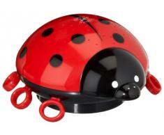 ANSMANN Luce LED coccinella con proiettore - Lampada notturna per bambini con cambio colori proiezione cielo stellato - Lucina bimbi Sensore Touch