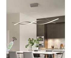Plafoniera a LED Soggiorno Sala da pranzo Lampadari Dimmerabile Lampada LED soffitto Moderna Chic Design Lampada a Sospensione con telecomando Cucina acrilica Camera da Letto per ufficio Lampade