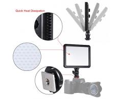 3200/ K di 5600/ K regolabile Temperatura Andoer Falke Occhi DVR della 512d VC Video Camera Fotografia Studio all aperto anello LED lampada luce Fill-in CRI90/