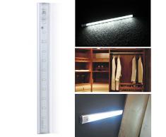 Docooler Barra Luminosa LED PIR Motion Sensore Lampada Cucina Armadio Guardaroba 30cm