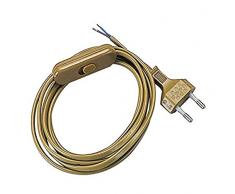 Poly Pool PP0372.6Q 1,5mt cavo abat-jour sp. 2P, oro