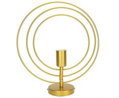 E27 Lampada da Soffitto a Cerchio in Oro Lampadario Decorazione per La Casa in Stile Nordico Antica Lampada da Soffitto a Semincasso Adatto per Cucina Ristorante Foyer Tavolo da Pranzo Corridoio Compl