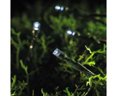 Smart - Filo di luci ad attivazione Solare, x200 Spot LED, 21,9 m