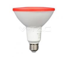 Lampada LED Smd 15W, E27 Par38 Luce Rossa 1200Lm 30Â° Ip65