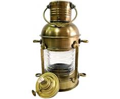 Ottone antico Marine Nave Hanging Lampade A Olio A Parete Lanterna Vintage Lampada A Olio Lanterna Illuminazione Lampada Decorativa