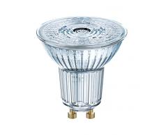 OSRAM Spot PAR16 Lampadine LED, 6.9 W Equivalenti 80 W, Attacco GU10, Luce Calda 2700K, Confezione da 6 Pezzi