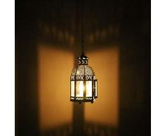 CRAFTSTRIBE Lampada marocchina di Che Passa Lanterna all'aperto Decorazione Decorativa Romantica Romantica