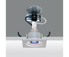 iGuzzini Laser 8003.004 Faretto Incasso Quadrato 50W NERO Alogena GU5.3 LED