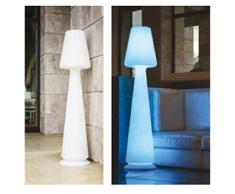 Lampada da Terra in Resina Chloe con LED Multicolor