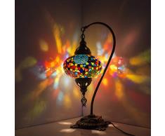 Nuova lampada turca speciale/lampada marocchina Tiffany stile lampada da tavolo in vetro