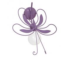 LAMPADA PARETE LAMPADARIO CAMERETTA BAMBINI PAZ 1 LAVANDA 5356