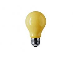 LAMPADA GOCCIA LED A LUCE COLORATA GIALLA BELCOL E27 4W ANTI ZANZARE