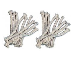 iapyx® stoppini di ricambio per fiaccole in bambù fiaccola da giardino lampada a olio (18 pz)