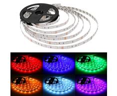 Lighting EVER 4100071-EU Striscia Luminosa LED, Multicolore , 5 Metri, 150 LEDs 5050 Luci