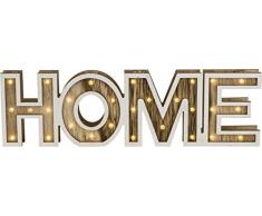 Lampada da tavolo a LED Proiettore Home ADDOBBI NATALIZI Xmas Funzionamento a batteria in legno luci