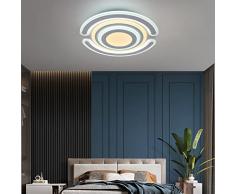 Zelampara Lampada da Soffitto LED, Con Controllore Remoto Acrilato Plafoniera Moderno per Soggiorno,Bianca Sala da pranzo, per Camera da Letto, Cucina, Camera per Bambini, Studio, 73W, Circolare
