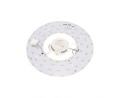 Circolina LED Ricambio Al Posto Della Lampada Neon Trasforma La Plafoniera A LED, Modulo Circolare Ultra Slim Luminoso Lampadina Circolare Led 240V (Luce fredda 6500k, 32W)