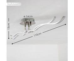 Plafoniera LED Design Moderno- Luce Bianca Calda ideale come Plafoniera Soggiorno- Lampada da Soffitto Barre LED Luminose per Camera da Letto