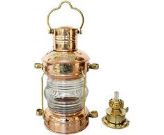 In Ottone Antico Rame Minatore Lampade Nave Marina Appeso Lampade A Olio A Parete Lanterna Vintage Lampada A Olio Lanterna Illuminazione Lampada Decorativa