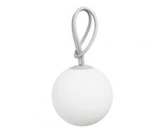 Fatboy® Bolleke Grigio | Lampada a Sospensione LED per interni ed esterni | Senza Fili | Ricaricabile con USB