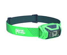 PETZL ACTIK, Lampada Frontale Compatta Multifunzione Unisex Adulto, Verde, U, E063AA02