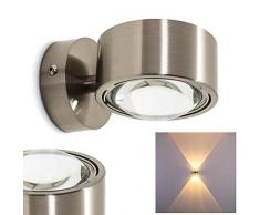 Lampada da Parete Spot LED con Lenti in Vetro Applique Spot Design Sapri