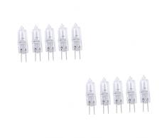 OSALADI 10 Pezzi W-W Luci Puck G Lampada A Sospensione Sostituzioni Pin V Faretto Sfarfallio Lampadina Illuminazione Alogena Senza LED Lampadario Bianco Mini Lampadari Cristallo W