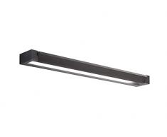 Applique Moderna A Barra Orientabile A 300° Nera Led 23W Sway 6632NCT