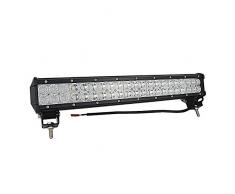 AUXTINGS Barra LED per fuoristrada, 52 cm, 126 W, combinazione di fascio stretto e fascio ampio, con luce antinebbia