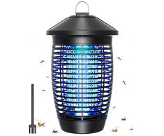 TMACTIME Lampada Antizanzare Elettrica, 20W 4500V UV Zanzariera Elettrica, Impermeabile IPX4, Non Tossico ed Ecologico per Giardino Interno Esterno