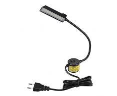 Lixada 30LED Luce per Macchina da Cucire Magnetica con Tubo LED Flessibile Lampada da Lavoro Risparmio Energetico per Lavori Domestici Riparazione degli Occhiali Meccanico Auto